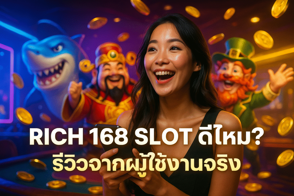 RICH 168 SLOT ดีไหม? รีวิวจากผู้ใช้งานจริง