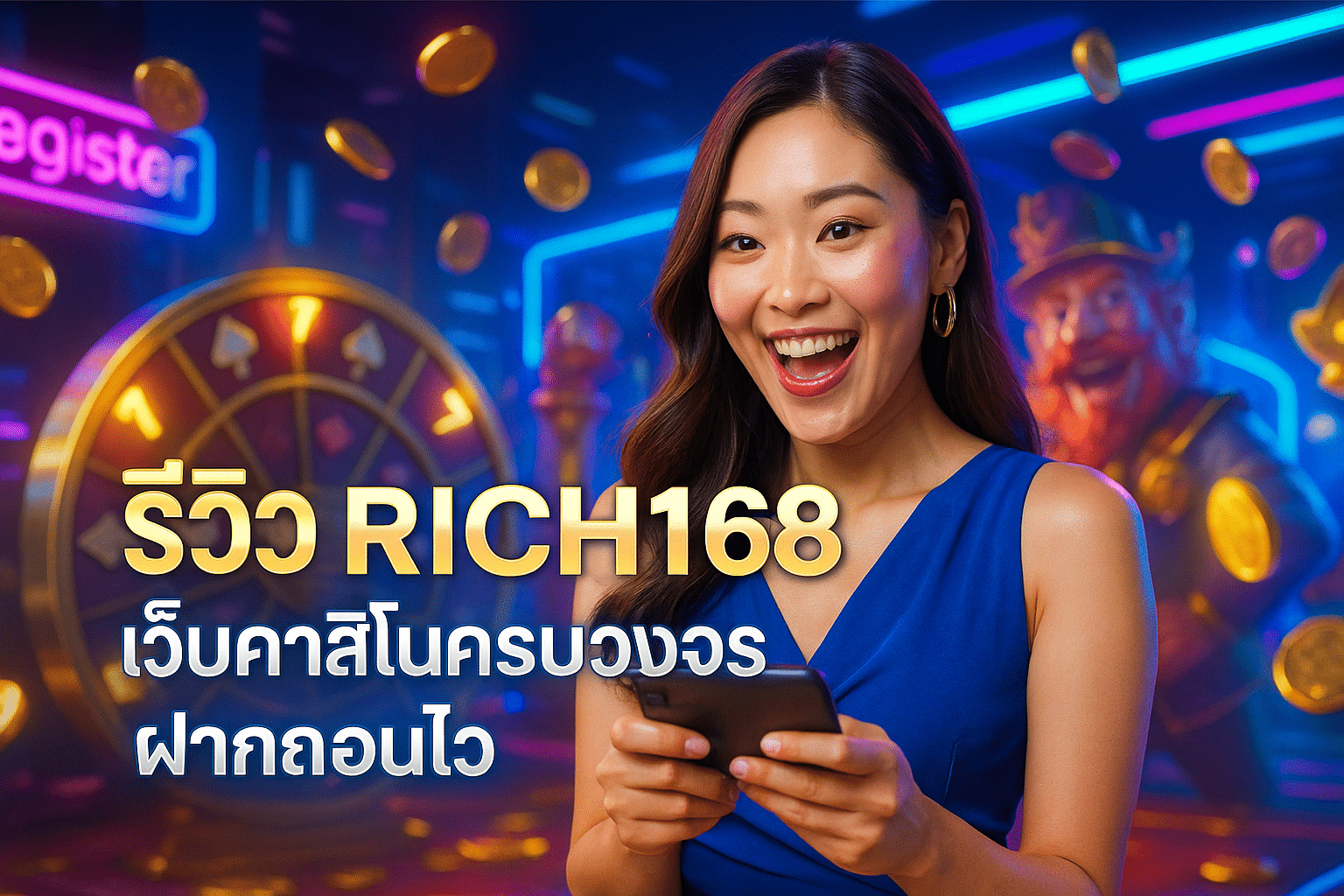 รีวิว RICH168 เว็บคาสิโนครบวงจร ฝากถอนไว