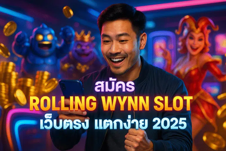 สมัคร ROLLING WYNN SLOT เว็บตรง แตกง่าย 2025