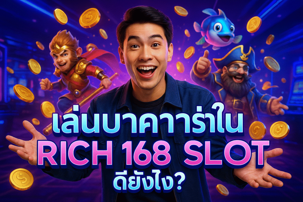 เล่นบาคาร่าใน RICH 168 SLOT ดียังไง?