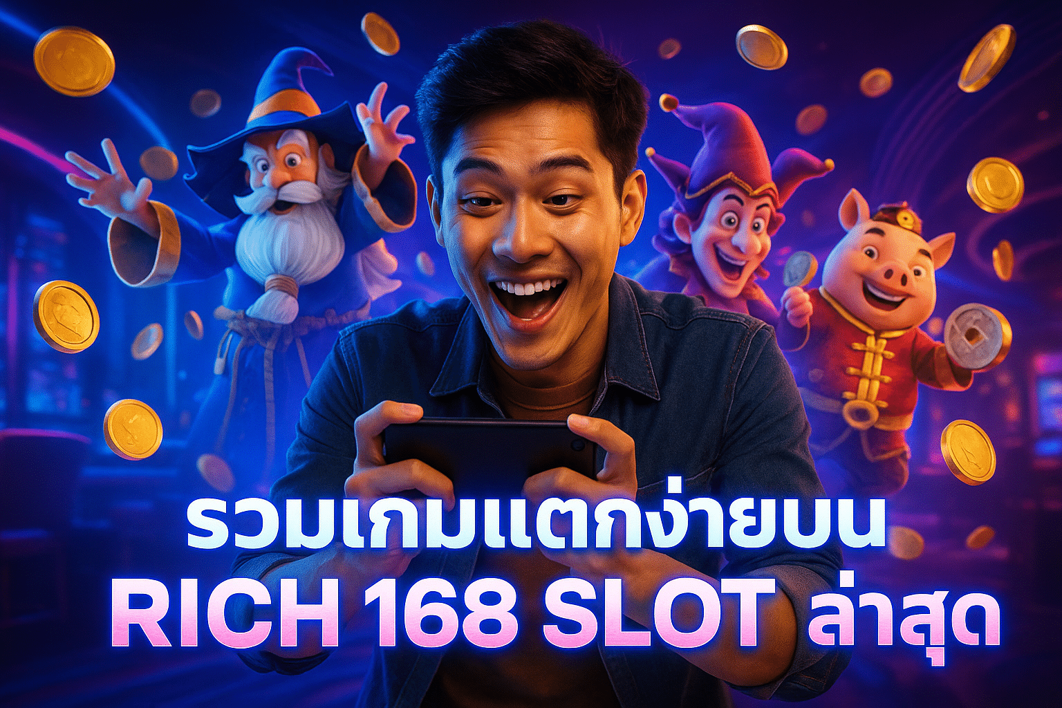 รวมเกมแตกง่ายบน RICH 168 SLOT ล่าสุด